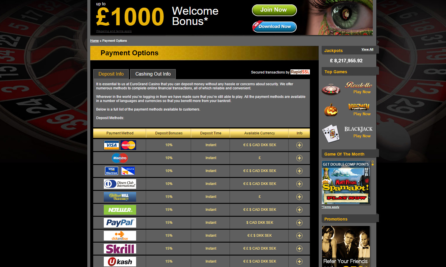 Online Casino No Deposit Paypal